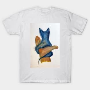 A cat spirit on a hand T-Shirt